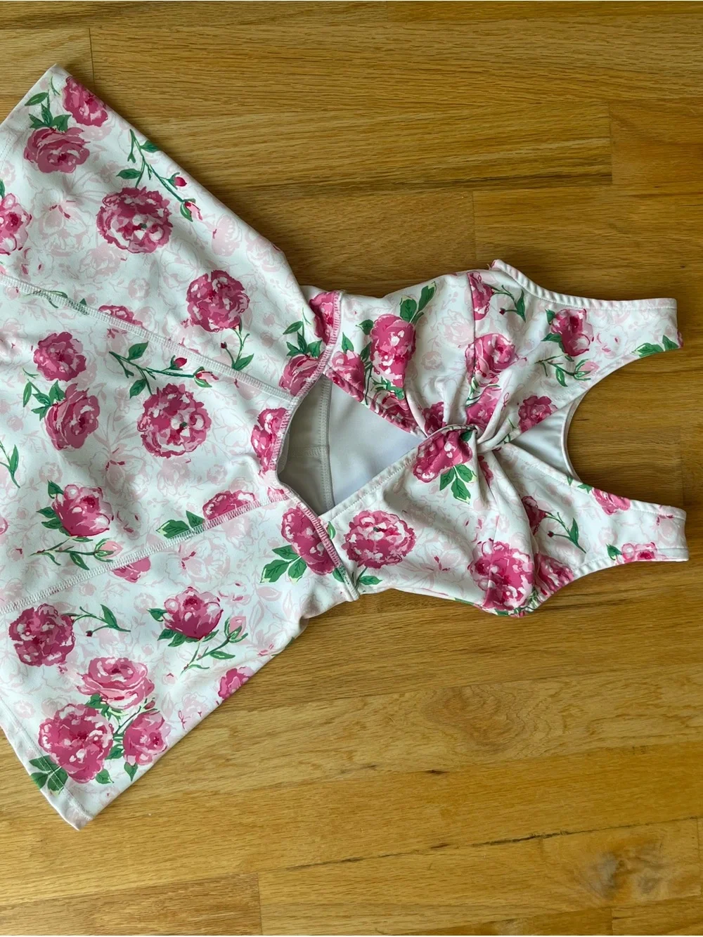 Sweet Honey Girls Tennis Dress Floral Size 6Y
